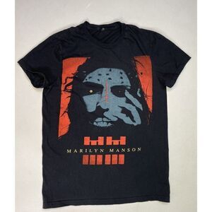 Marilyn Manson Graphic T-shirt Women XS Black Short Sleeve Music